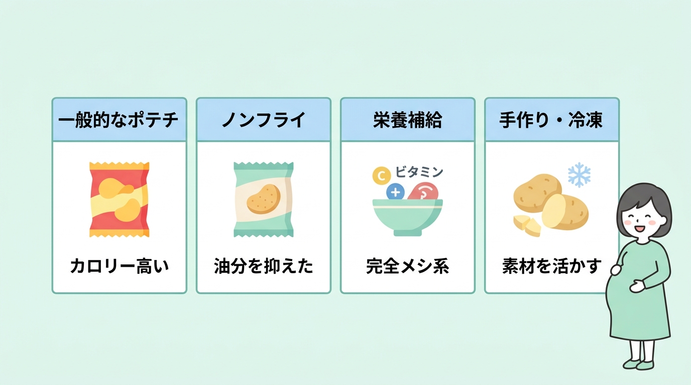 つわり期におすすめの安心ポテチと代替品5選