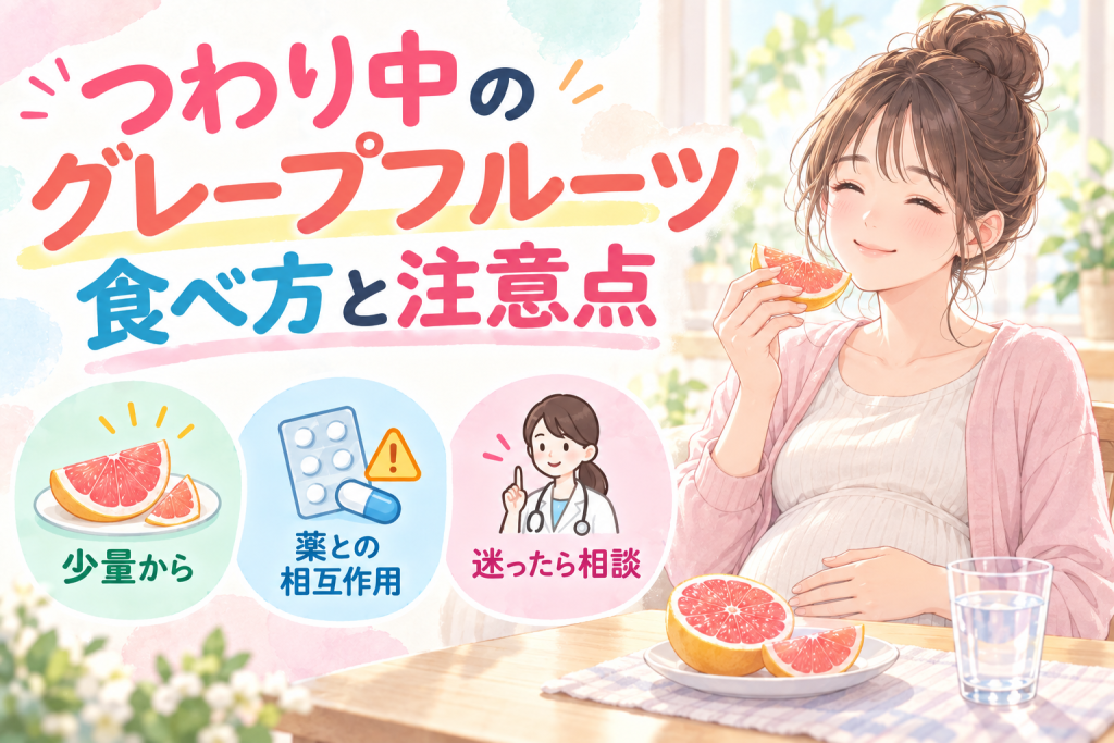 つわりが楽に！グレープフルーツの効果と注意点4つ【2026最新ケア】