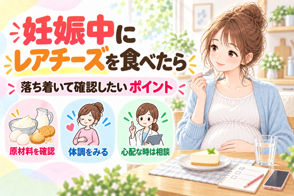 レアチーズを妊娠中に食べてしまった！リステリア菌のリスクと今すぐすべきこと