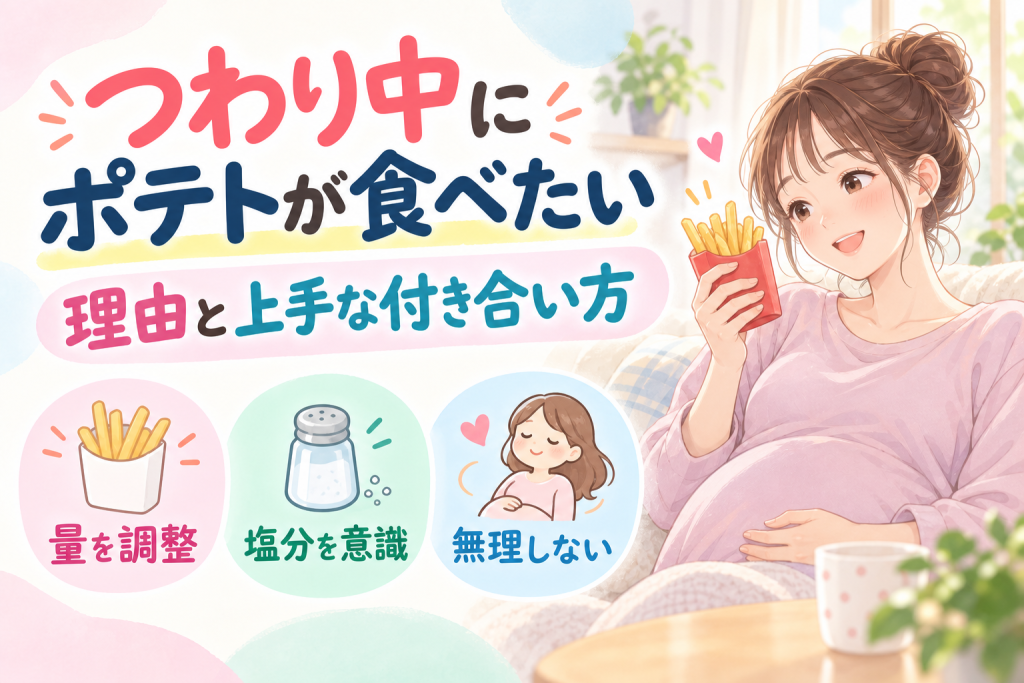 つわり中にマックのポテトが食べたくなるのはなぜ？妊婦の体の変化と対策