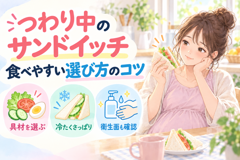 つわり中、サンドイッチが食べやすい理由と選び方のコツ