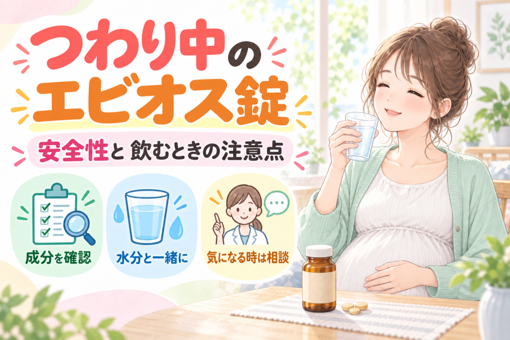 つわりにエビオス錠は効果あり？安全性と1日30錠飲む5つのコツ