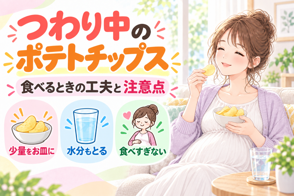 つわりのポテチは大丈夫？5つの理由と胎児への影響、おすすめ4選